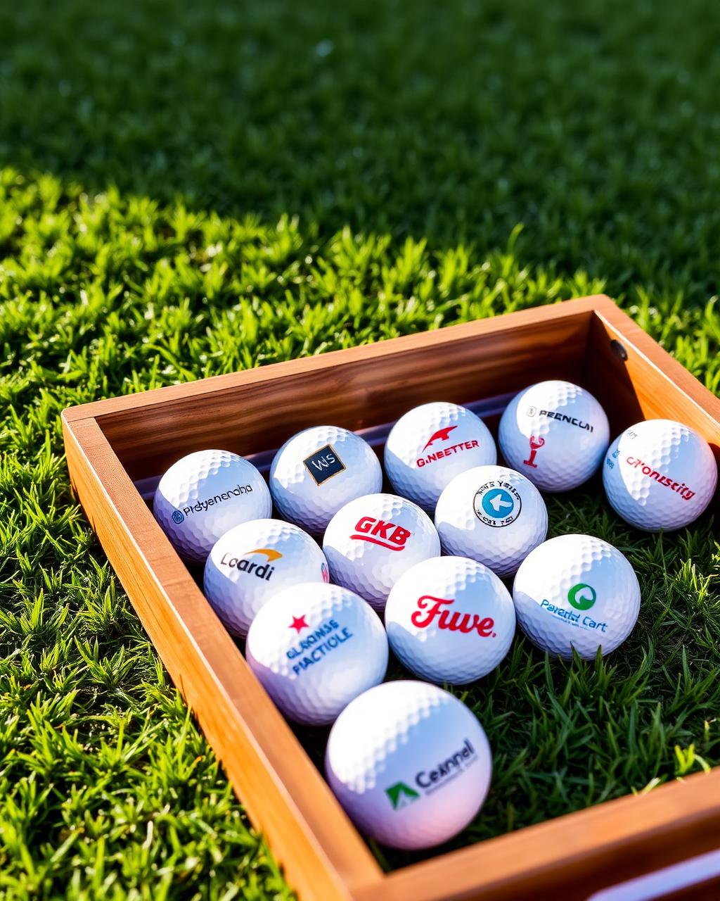 Branded golf balls